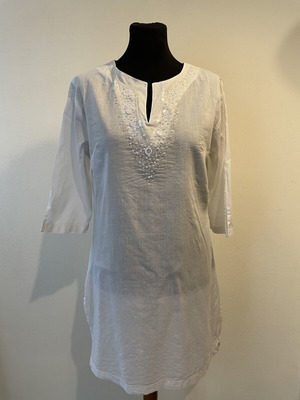 Tunic cotton 100% like new, size S/M, white