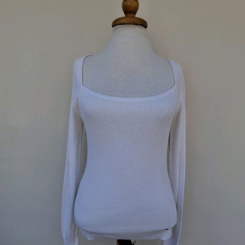 Pomodoro knitted sweater white XL like new