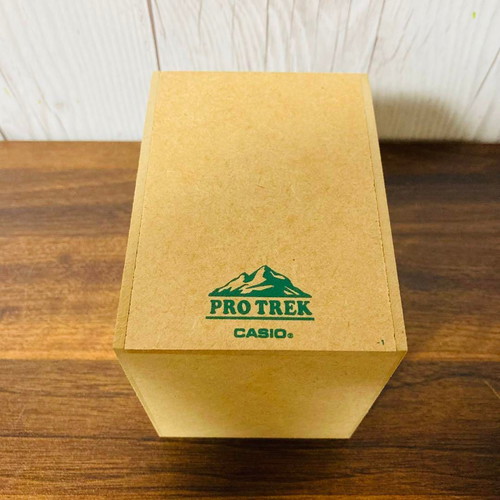 Casio Protrek wooden box genuine, like new