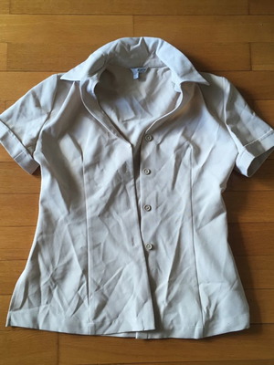 Beige short-sleeve jacket Zara size 42 used