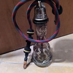 Hookah very old used, height one meter