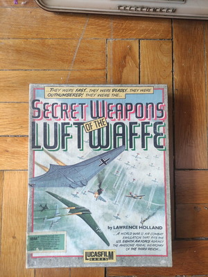 Secret Weapons of the Luftwaffe Big Box used, PC simulation