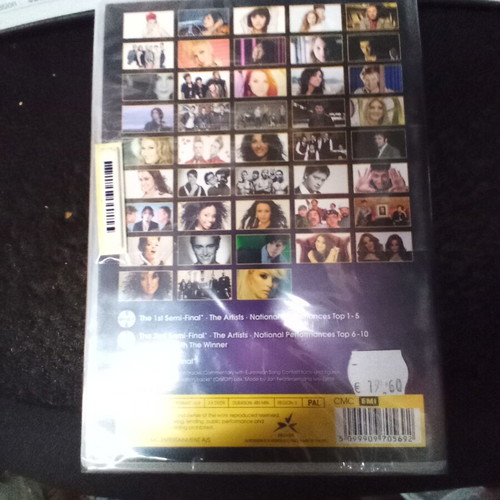 Eurovision Song Contest DVDs new, 2004/2008/2011, set of 8