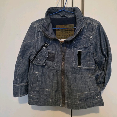 Next denim jacket size 3 years like new, blue