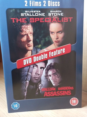 Sylvester Stallone Assassins and The Specialist DVD movies with English subtitles