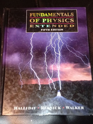 Fundamentals of Physics Extended 5th Edition hardcover like new