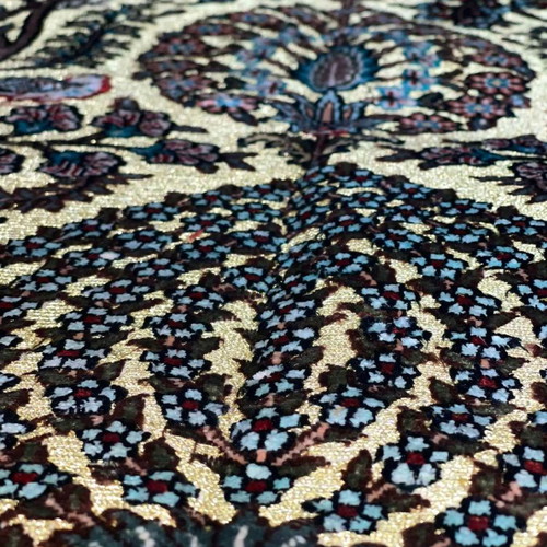 Hereke museum handmade pure silk double-knot rug new