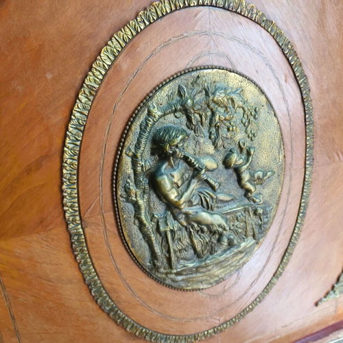 Antique Louis French Bayou Buffet used with marble