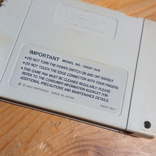 Super Nintendo cartridge Pac-Man 2 used, moderate condition