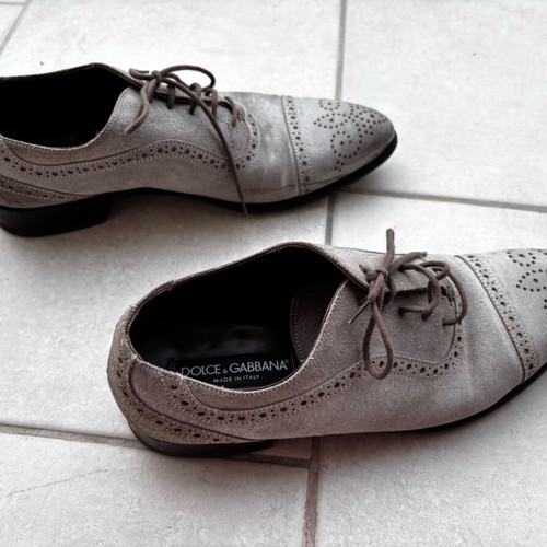 Dolce Gabbana men's shoes size 41 gray like new