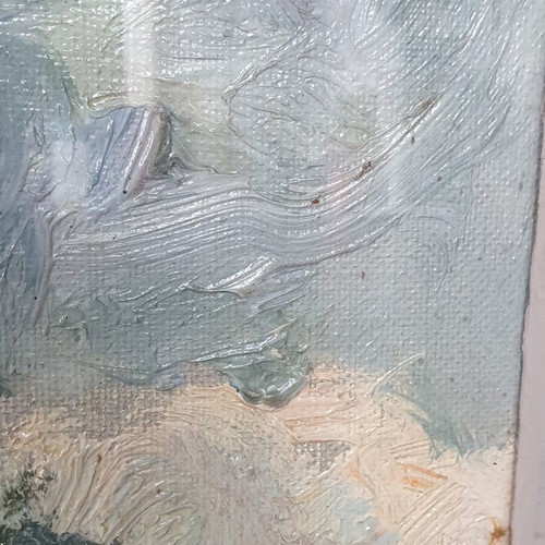 Gustaaf Van Loon original Belgian impressionist oil painting