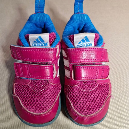 Adidas Performance baby shoes size 23 used, fuchsia