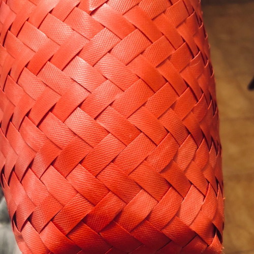 Mad Hat Red Straw Beach Bag new