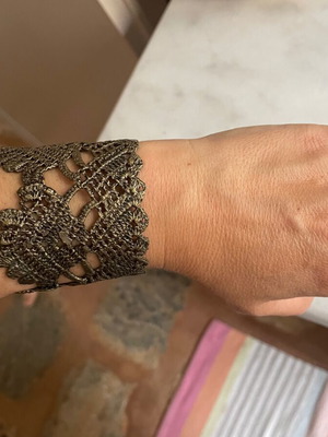 Handmade bracelet new with crochet knit