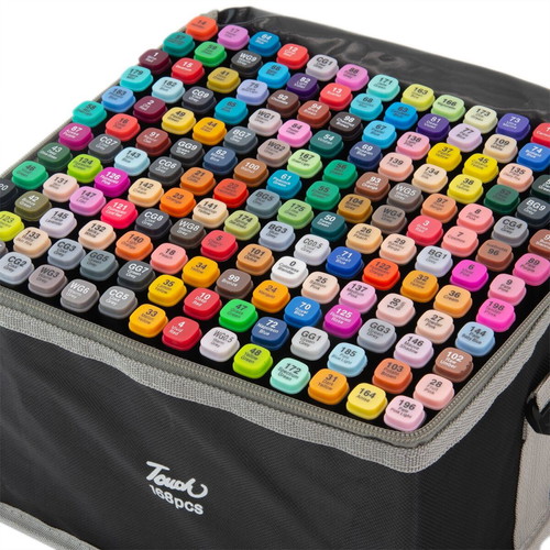 Professional painting markers 168 pieces with dual tip new