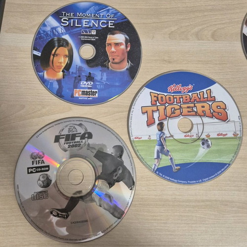 PC games used, set of 3 discs