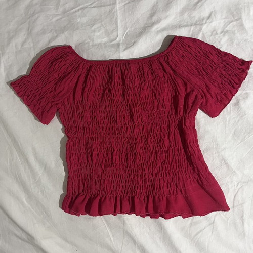 Pink summer blouse used, size S
