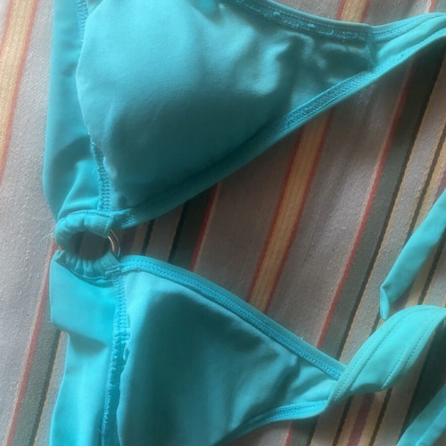 Bikini top new, turquoise, sizes S M