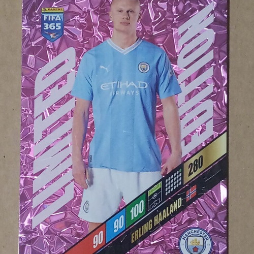 Panini FIFA 365 2024 Adrenalyn XXL 2 Limited Edition Cards Manchester City (Haaland, De Bruyne)