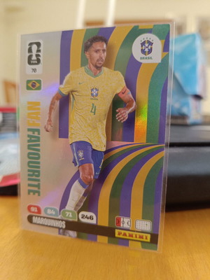 Adrenalyn Marquinhos Fan Favourite football card Brazil new