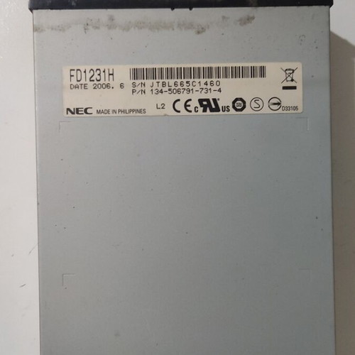 Black Floppy Disk Player NEC FD 1231H used