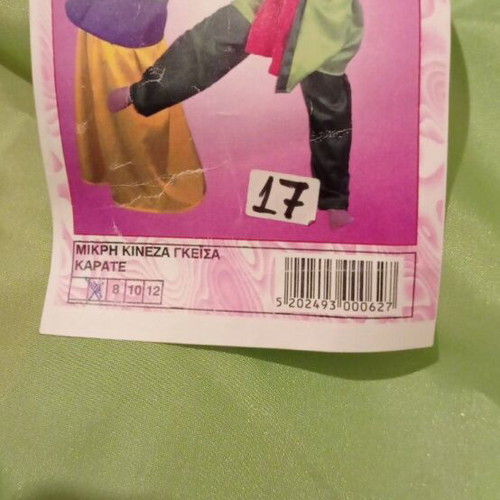 Mulan Carnival Costume 2 in 1 New from 90s Stock