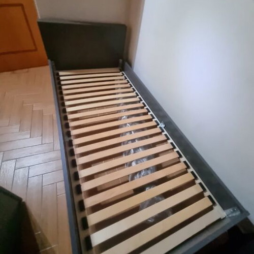 Bed dark gray used 2m x 90cm