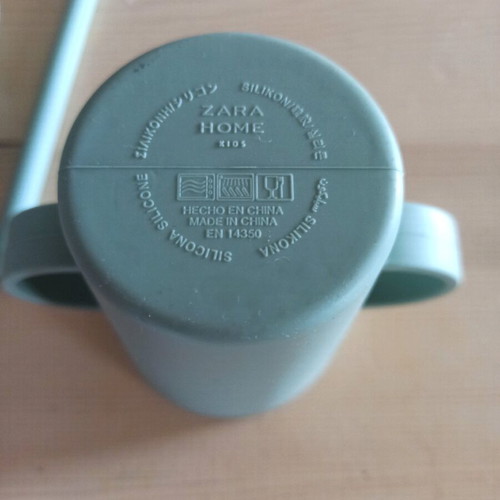 Zara Home silicone cup baby feeding new with straw and lid