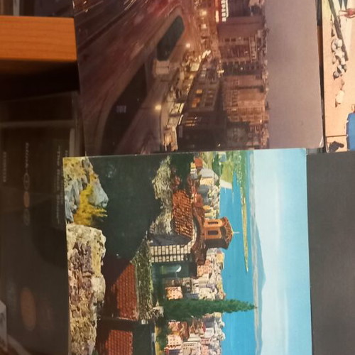 Card postal Thessaloniki used, set of 9 from 70s 80s