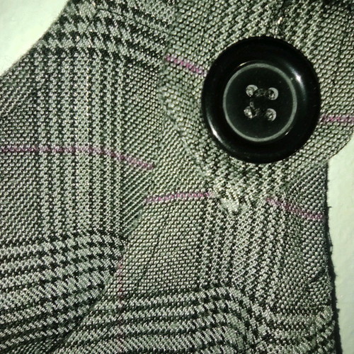 Elements by Kenvelo gray plaid mini pleated dress size XS like new