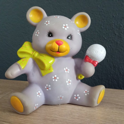 Squeeze toy Zoulachto bear used, vintage