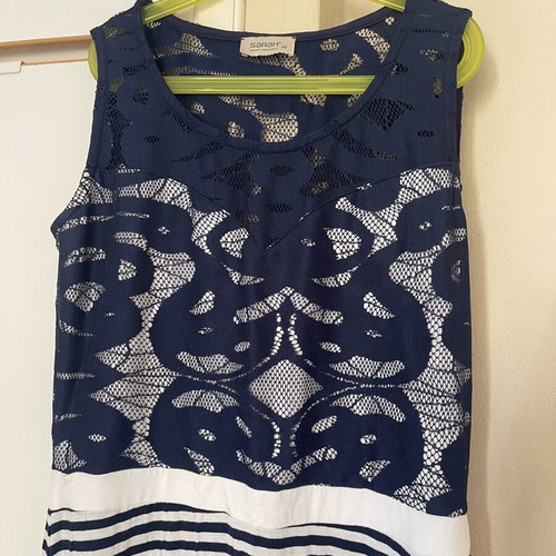 Sarah Lawrence long dress, blue