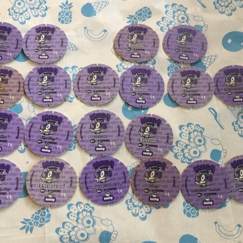 Tasty Tops used tags, 34 pieces, 1995, Loony Tunes