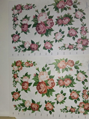 Decoupage craft designs, set