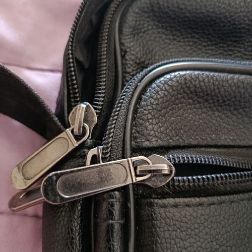 Men's shoulder bag, black