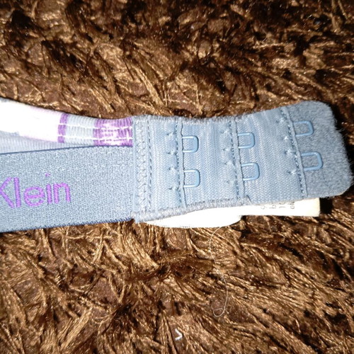 Calvin Klein women's bra used, size 70/b, gray and purple
