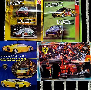 4x Παλιές Αφίσες WRC 2006, Lamborghini, Formula 1 F1