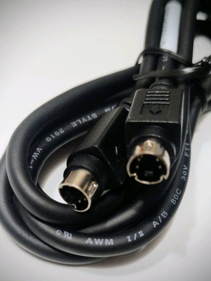 S-Video cable 180cm 4-pin Mini-DIN new, high-quality image