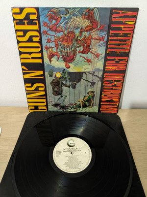 Guns N' Roses Appetite For Destruction LP used, rock