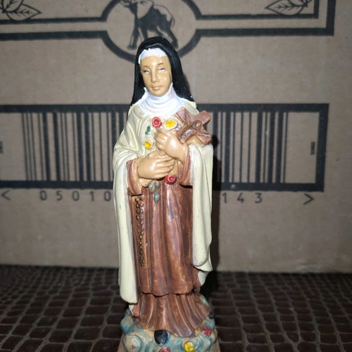 Saint figurines new, pack of 8, hard plastic, made in Italy