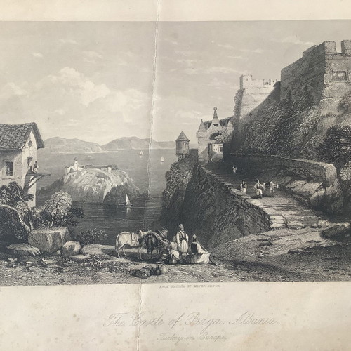 The Castle of Parga chalcography used