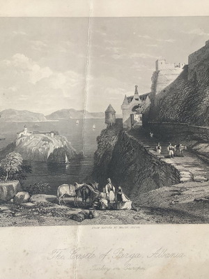 The Castle of Parga chalcography used