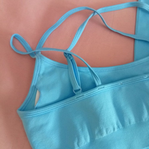 Sports set leggings and top turquoise, new, size M-L