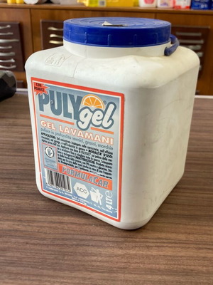 Pulygel hand cleaner new for heavy use with natural exfoliating particles