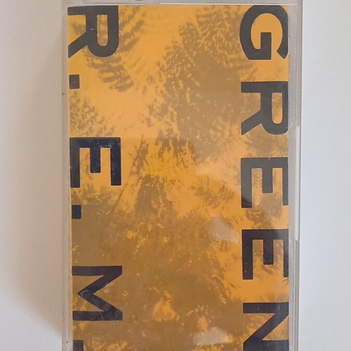 Green R.E.M. cassette tape, rock genre