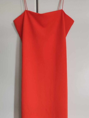 H&M mini dress orange like new, size M