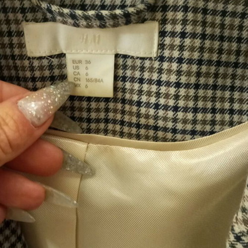 Zara women's jacket like new, beige and brown