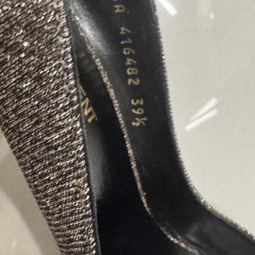 Saint Laurent heels like new, size 39.5, gray