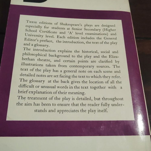Hamlet book by William Shakespeare used, Greek edition