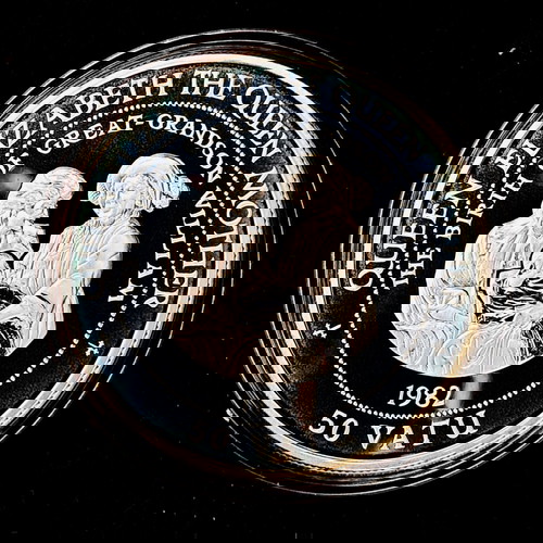 Μεγάλο ασημένιο νόμισμα 1995 Vanuatu Lady of the Century σαν καινούργιο